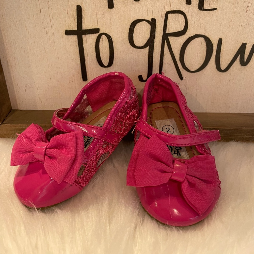 Teeny Toes Toddler Girls Dress Shoes Size 2